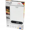 Ваги кухонні Adler AD 3177 white black електронні/ 10кг/ г; мл, унція/ USB type C/ автовимкнення