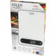 Ваги кухонні Adler AD 3177 white black електронні/ 10кг/ г; мл, унція/ USB type C/ автовимкнення