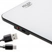 Ваги кухонні Adler AD 3177 white black електронні/ 10кг/ г; мл, унція/ USB type C/ автовимкнення