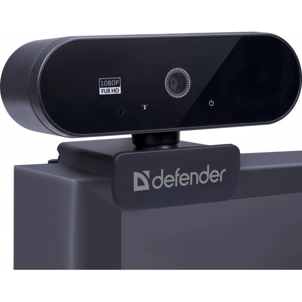 Веб-камера Defender G-lens 2580 FullHD 1080p, 2МП, чорна