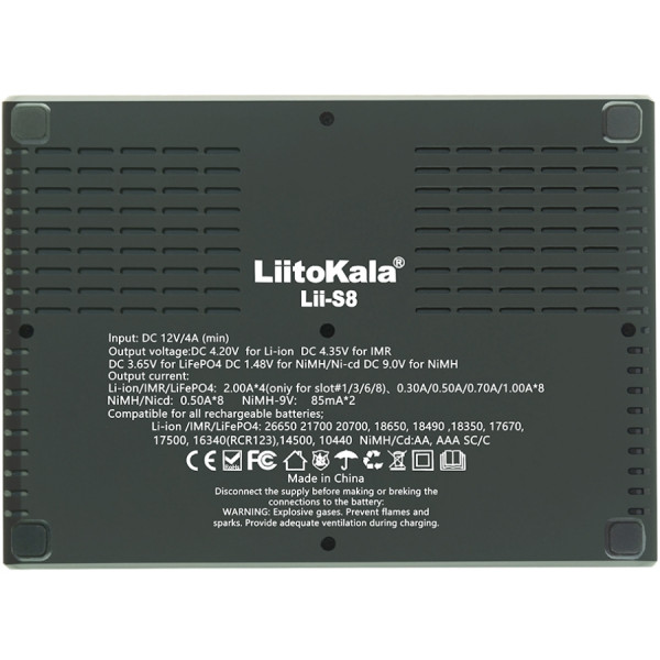 Зарядний пристрій LiitoKala Lii-S8