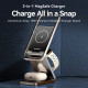 Зарядний пристрій Wireless 15W 3-in-1 Fast Charger Gray Vention