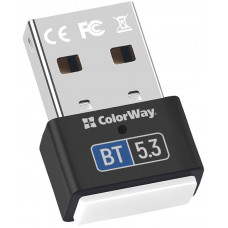 Адаптер Bluetooth v5.3 USB, чорний Colorway