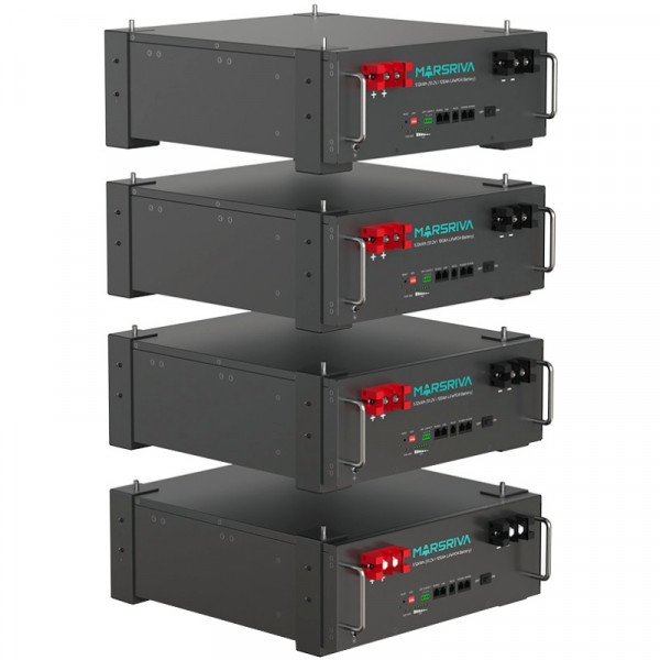 Акумуляторна батарея Marsriva MR-LFP5.12-LRT, LiFePO4 Battery,51.2V/100Ah, Brand new REPT cell, Grad