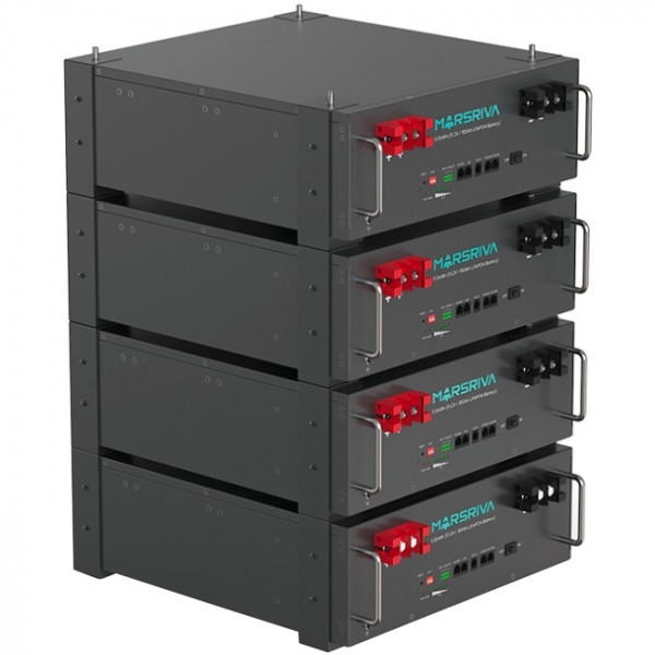 Акумуляторна батарея Marsriva MR-LFP5.12-LRT, LiFePO4 Battery,51.2V/100Ah, Brand new REPT cell, Grad