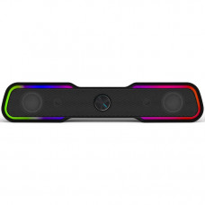 Акустична система 2.0 HP DHE-6002, 3,5мм + USB, 6Вт, Sound Bar LED RGB