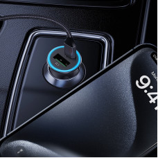 Автозарядка 2xUSB 95W (USB-C + USB-A) B16 Acefast