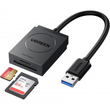 Card Reader USB 3.0 2-слота SD/TF Card 0,15 м кабель CR127 Ugreen
