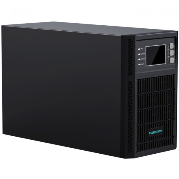 ДБЖ Marsriva MR-US1K, 1кВА/1кВт, Smart Online UPS, 1kVA, Shuko, 2*12V/9Ah