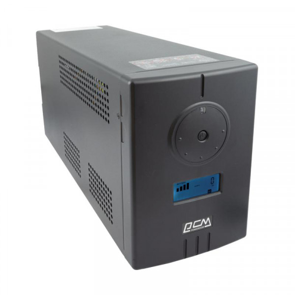 ДБЖ Powercom NF-1500AP LCD ІНВЕРТОР 1500VA/1050W USB 2 SCHUKO, 15А, 24v/220v