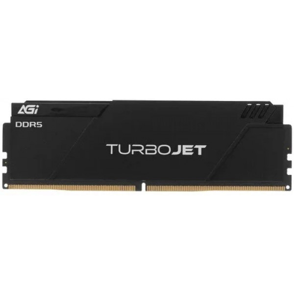 DDR5 16Gb 6000MHz AGI TURBOJET Black Heatsink Black lightbar, Retail