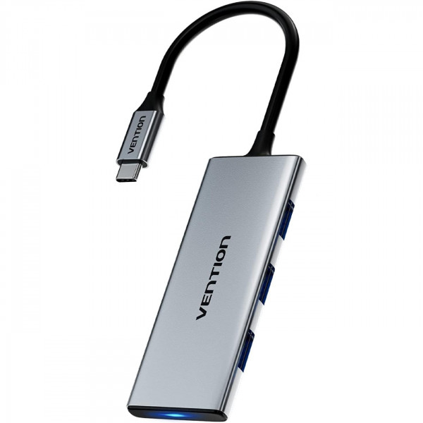 Док-станція USB3.0 Type-C -> HDMI 4K30Hz/TF/3xUSB-A 3.0, 0.15м 6-in-1 Vention