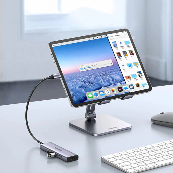 Док-станція USB3.1 Type-C -> HDMI 4K60Hz/3xUSB-А 3.0/Type-C/PD 100W 5-in-1 CM511 Ugreen