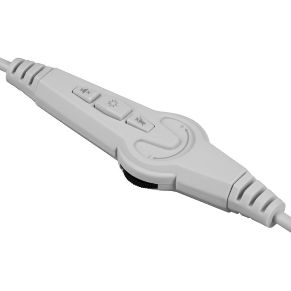 Гарнітура Defender Glitch, USB, RGB, 2м, White