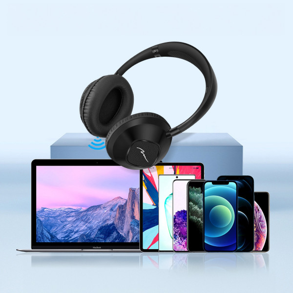 Гарнітура Media-Tech SONIQUE DS-2 Bluetooth+3,5мм, Li-Pol, Black