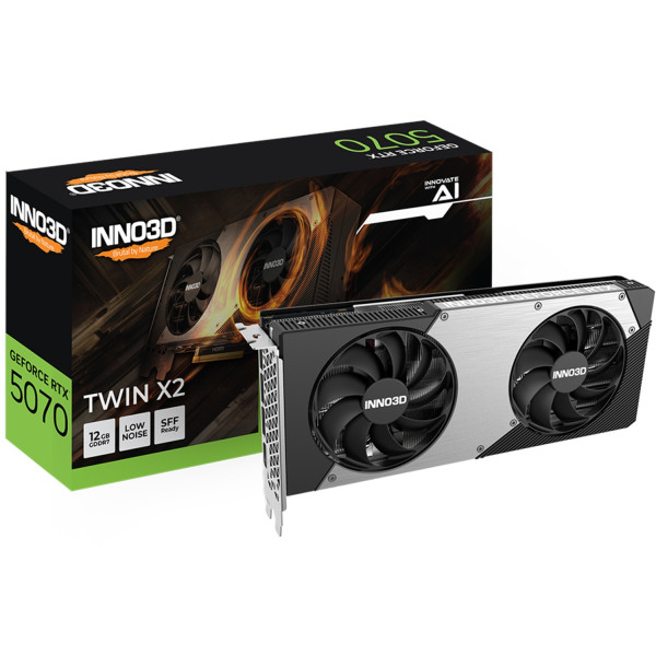 GeForce RTX5070 Inno3D TWIN X2, 12GB GDDR7, 192bit, PCI Express 5.0