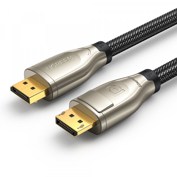 Кабель DisplayPort M - M 3.0 м, V1.4 8K Zinc Alloy Shell DP112 чорний UGREEN