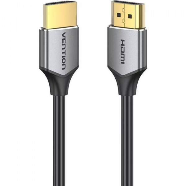 Кабель HDMI M - M, 1.0 м, V2.0, 4K 60Гц PVC сірий Vention