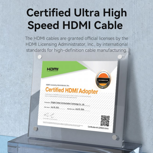 Кабель HDMI M - M, 1.5м, V2.0, 4K 60Гц, Gold-Plated, PVC Vention