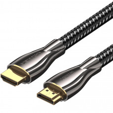 Кабель HDMI M - M, 12.0м, V2.0, 4K 60Гц, обплетення, Zinc Alloy Type чорний Vention