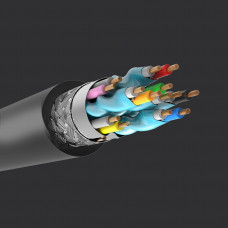 Кабель HDMI M - M, 5.0 м, V2.0 Cafule 4K, HD104 UGREEN Чорний