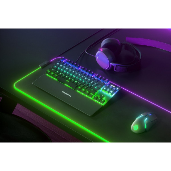 Клавіатура ігрова механічна SteelSeries Apex 7 TKL (Red Switch) UA OLED Smart Display