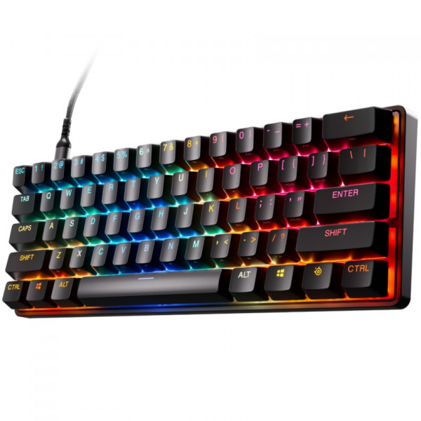 Клавіатура ігрова SteelSeries Apex Pro Mini Gen 3 UA HyperMagnetic, OmniPoint 3.0, OLED