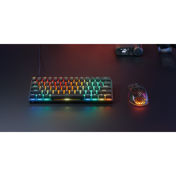 Клавіатура ігрова SteelSeries Apex Pro Mini Gen 3 UA HyperMagnetic, OmniPoint 3.0, OLED