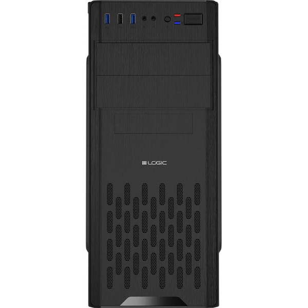 Корпус LogicConcept L2 USB 3.0x2+2.0x1 BLACK без БЖ ATX