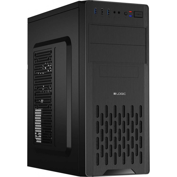 Корпус LogicConcept L2 USB 3.0x2+2.0x1 BLACK без БЖ ATX