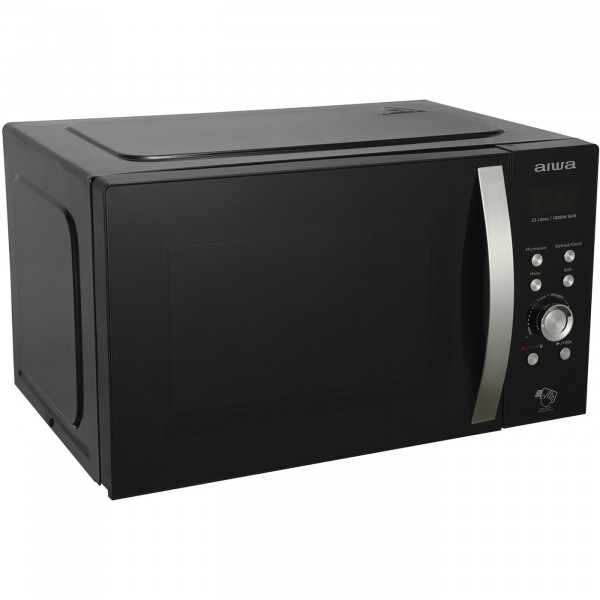 Мікрохвильова піч AIWA NAMICOOK CRYSTAL23 MW-230DG/BK 23л/ 800Вт/ гриль/ Child LOCK//чорна