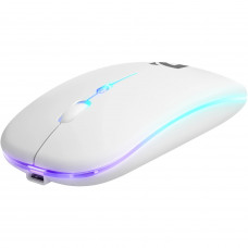 Мишка Defender Coda MB-261 бездротова, Bluetooth+2.4 ГГц, ігрова, 3 кн. 1600 dpi, 300mAh, біла