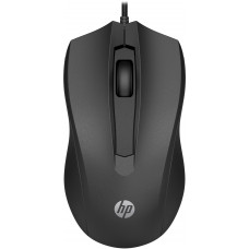 Мишка дротова HP 100 USB, чорна