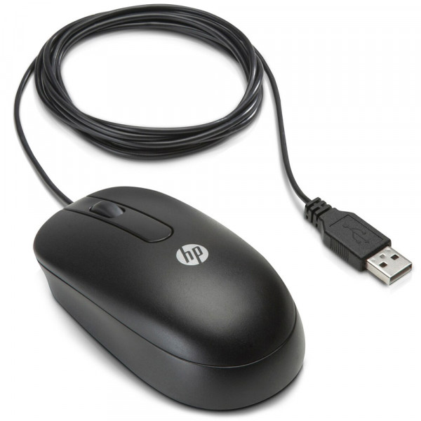 Мишка дротова HP Optical Scroll, 3кн., 1000 dpi, чорна