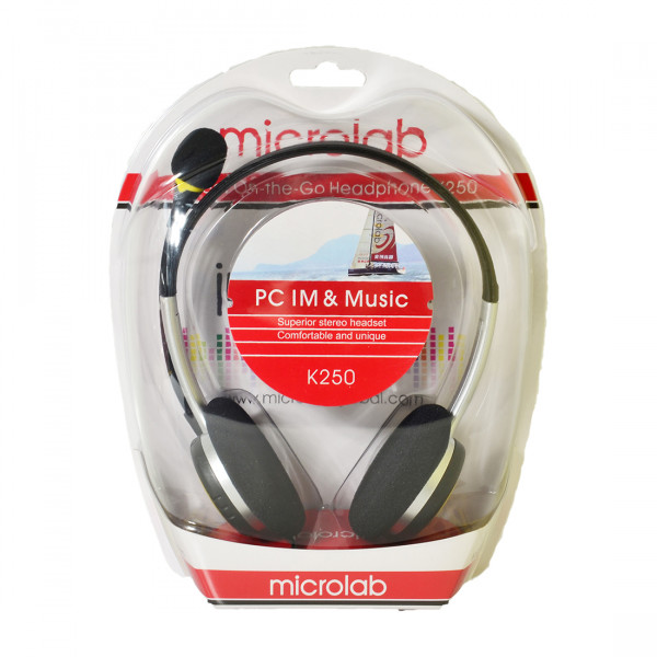 Навушники з мікрофоном Microlab K250