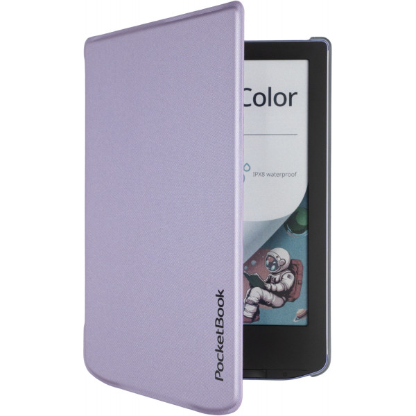 Обкладинка PocketBook 6", Verse(PB619/629/634), Shell Transparent Light cover, фіолетова