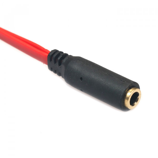 Перехідник Audio Jack TRRS M -> 2xF (Audio+MIC)