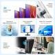 Перехідник - емулятор DisplayPort M 4K 17Гц, Aluminium alloy, голубий, Vention
