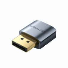 Перехідник - емулятор DisplayPort M 4K 17Гц, Aluminium alloy, голубий, Vention