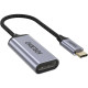 Перехідник USB 3.1 Type-C -> Displayport F 4K 60Hz Choetech cірий