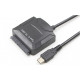 Перехідник USB 3.1 Type-C -> SATA III (F) 2.5"/3.5" 7+15pin з БЖ