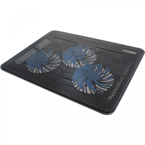 Підставка з вентилятором для ноутбука Crown CMLC-1043T Blue
