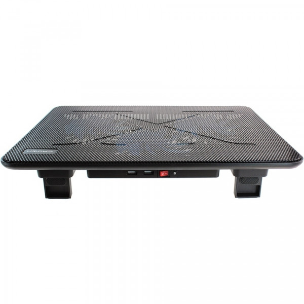 Підставка з вентилятором для ноутбука Crown CMLC-1043T Blue