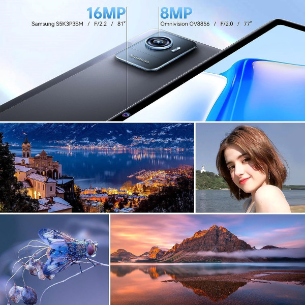 Планшет Oukitel OKT3 10.51" FHD /8GB/256GB/ T616 /8250mAh/ 16+8Мп /Dual SIM/ LTE /Чохол+Стилус/ Blue