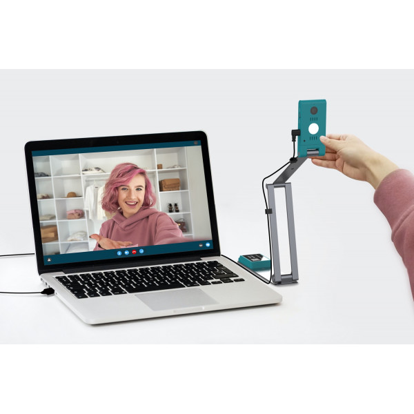 Сканер A3 Canon IRIScan Visualizer 7 (13MP 4K UltraHD MIC 4-in-1 USB книжковий блакитний)