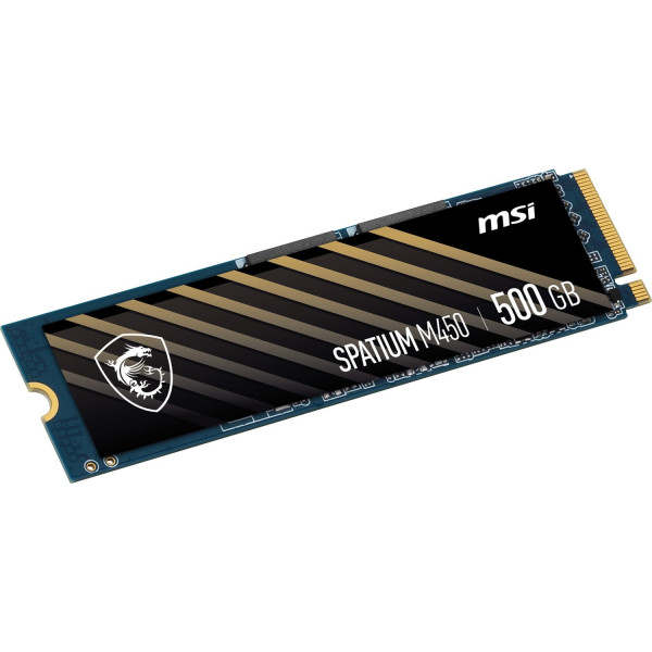 SSD 500Gb MSI SPATIUM M450 M.2 2280 PCIe NVMe Gen 4x4 3D NAND, Retail