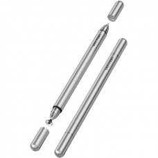Стилус - ручка для ємнісних екранів 2-в-1 Stylus Pen Gray Aluminum Alloy Type Vention