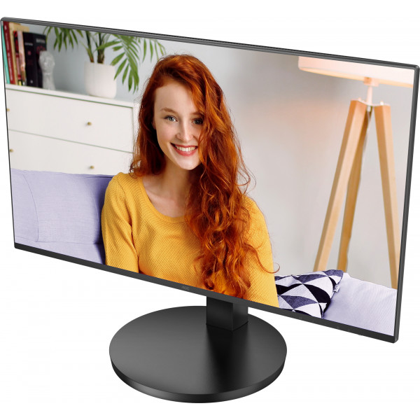 TFT 23.8" AOC 24B3CF2, IPS, 100Гц, 1мс, HDMI, USB-C, USB-hub, HAS, колонки, чорний