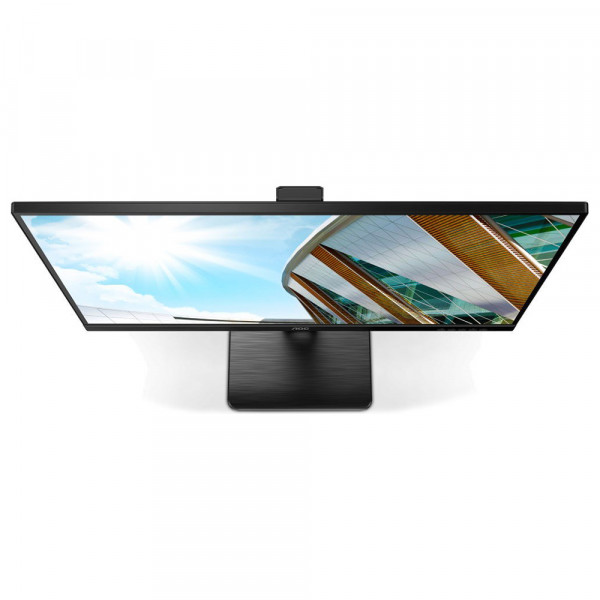 TFT 27" AOC U27P2CA, IPS 4K UHD, 4ms, HDMIx2, DP, USB hub, USB-C, HAS, Pivot, колонки, чорний