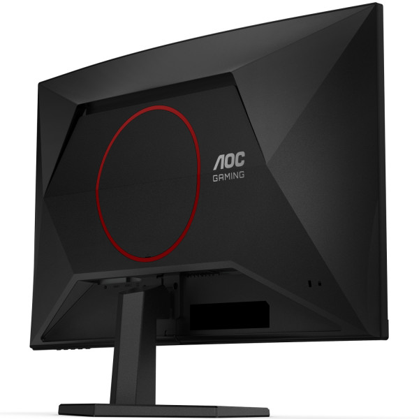 TFT 27" AOC C27G42E, VA, 180Гц, вигнутий, 2хHDMI, DP, колонки, чорно-червоний